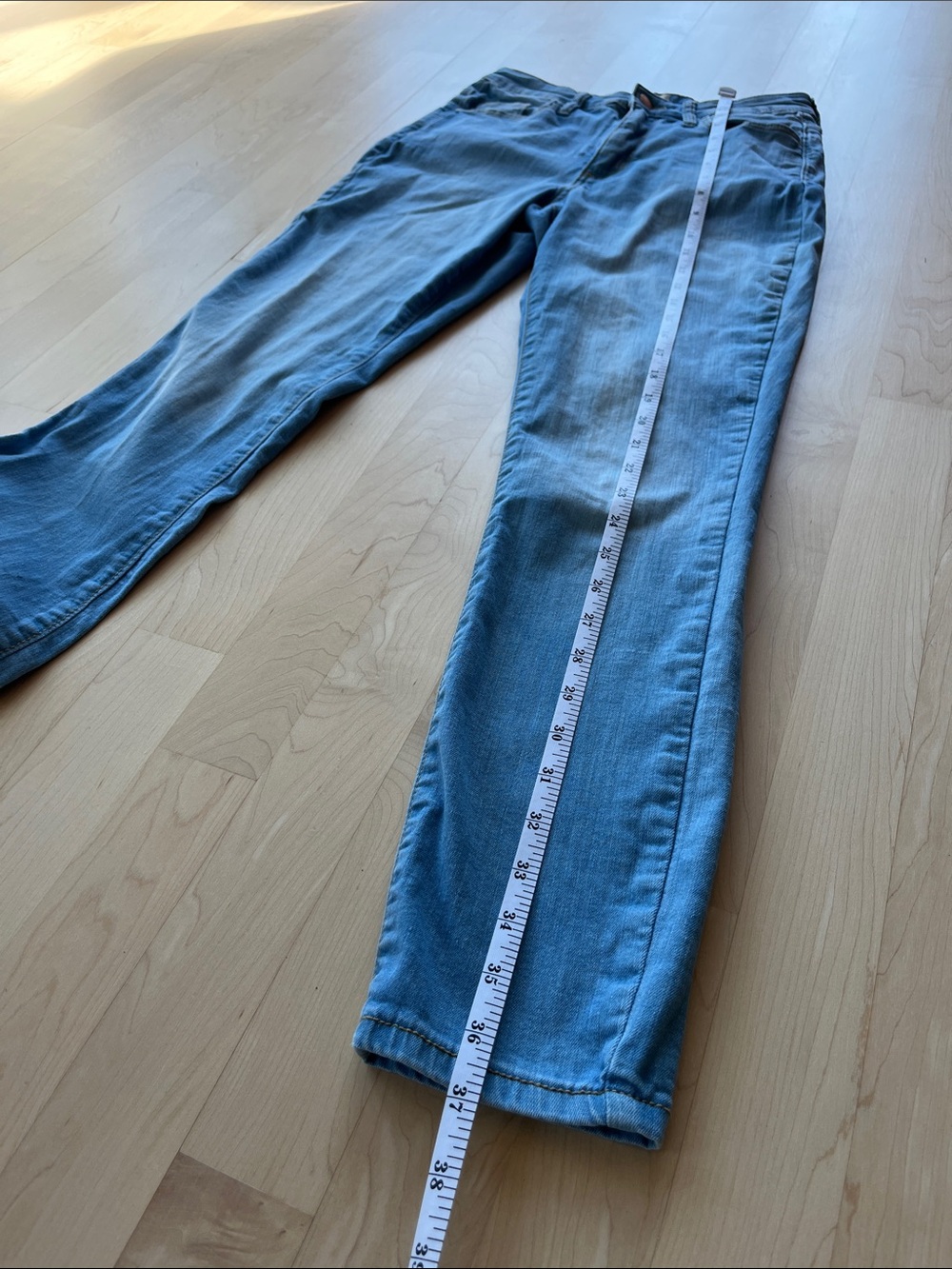 High Rise Skinny Jean Universal Thread Light Blue - Picture 8 of 10